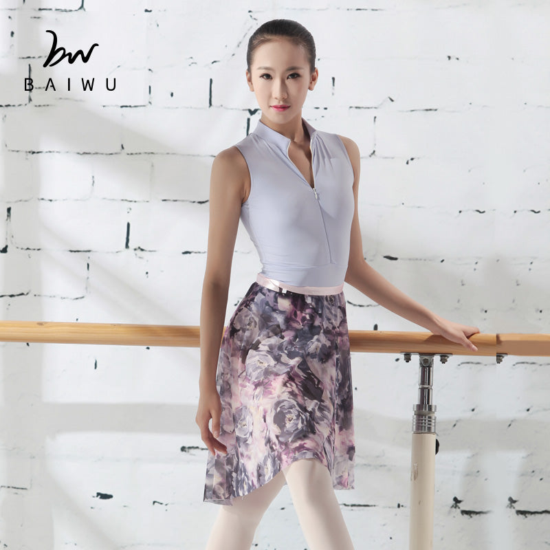 Floral Mid-Length Skirt